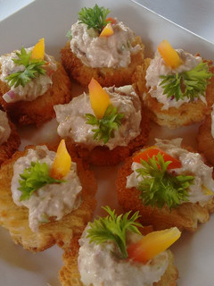 Una foto de Canapes de camarones