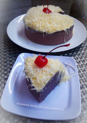 Foto resep Brownies Kukus Ubi Ungu