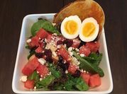 A picture of water melon salad