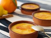 Una foto de crema catalana