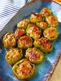 Stuffed Bell Peppers with Teriyaki Glaze