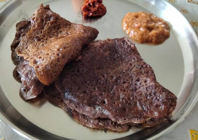Recipe of Delicious Ragi Dosa