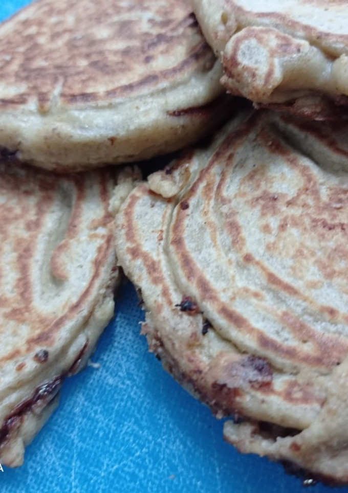 Una foto de Pancakes de avena y chocolate negro