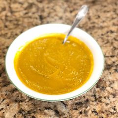 A picture of Carrot soup.