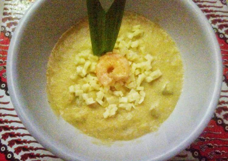 Bubur JaTeJu (Jagung Terong Keju) Mpasi