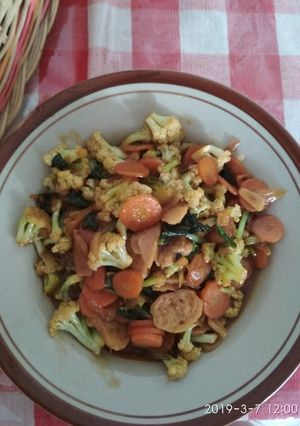 Foto resep 1. Capcay goreng