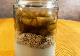 Apple pie overnight oats