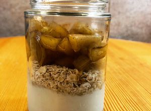 Φωτογραφία της συνταγής Apple pie overnight oats