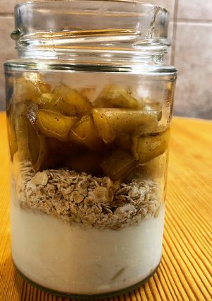 Φωτογραφία της συνταγής Apple pie overnight oats