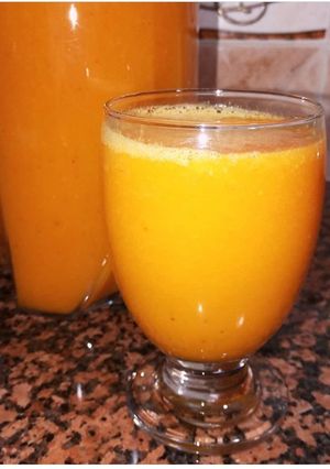 صورة لوصفة عصير الجزر والبرتقال