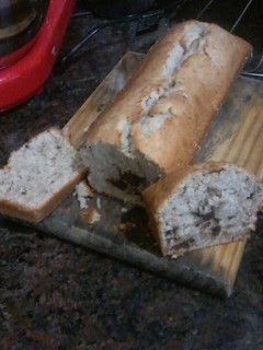 Una foto de Budín de banana y chocolate