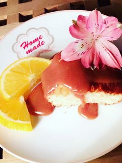 صورة لوصفة كيكة الزبادي بالبرتقال 🍊🍊