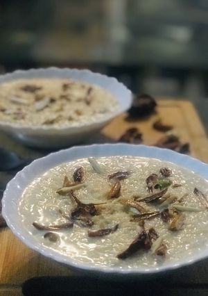 A picture of Vermicelli kheer.