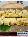 Egg Tamagoyaki with Menma and Shiso
