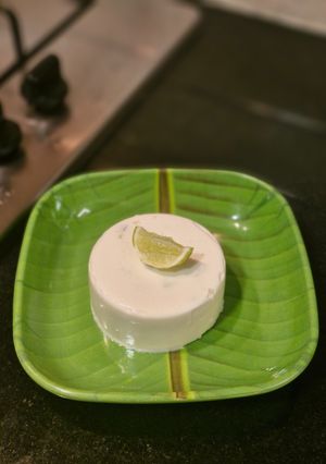 A picture of Coconut milk Panna cotta.