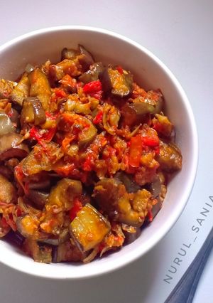 Foto resep Balado Terong Ikan Teri