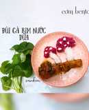 Đùi gà rim nước dừa