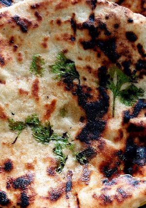 A picture of Whole wheat kulcha.