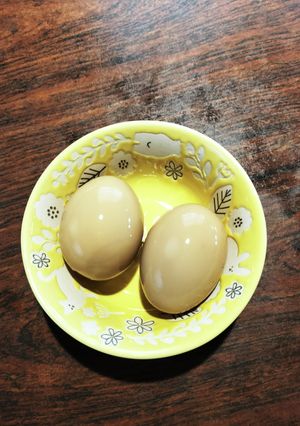 A picture of Make-Ahead Seasoned Eggs for Chilled Ramen.
