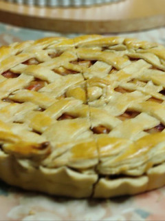 Una foto de Pay de manzana muy rico