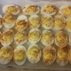A picture of Delightful Deviled Eggs for a Crowd.