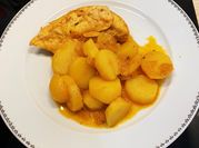 Une photo de filet de poulet paprika