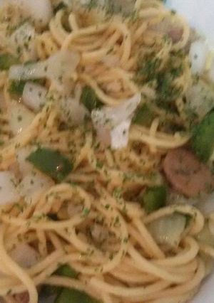 Foto resep Spagethi aglio alio with beef ball
