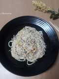 Easy creamy spaghetti