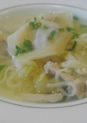 Una foto de Sopa wantán