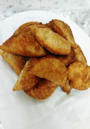 صورة لوصفة سامبوسه بعجينه البف باستري