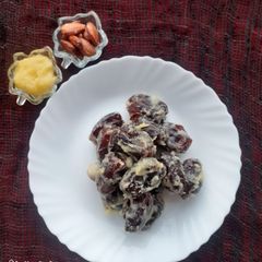 A picture of Almond Stuffed Dates - Winter Bliss.