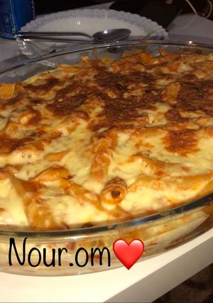 صورة لوصفة معكرونة بالبشاميل 😍