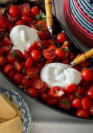 Foto de Burrata com Tomate Cherry