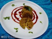 A picture of cheese bread cutlet