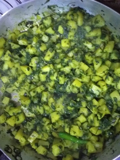 A picture of Aloo methi #my mum's recipe.