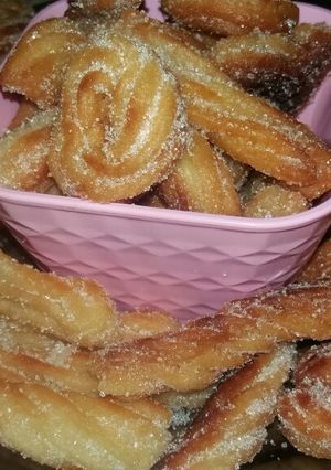صورة لوصفة التشورو او خرينكو المقرمش بطريقة سهلة وبسيطة