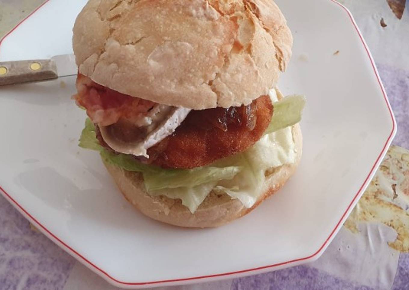 Hamburguesa del pollito pio 1pio