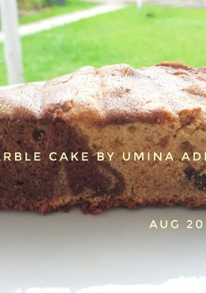 Foto resep Marble Cake with Palm Sugar #Tips #NoBP
