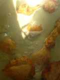 Pollo frito en crema de chayote a la Mario, s