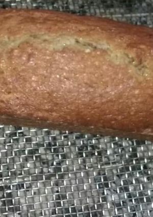 Una foto de Budín de banana y nuez