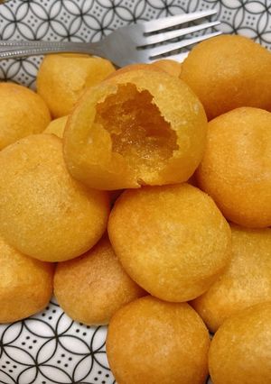 地瓜球 的食譜成品照片