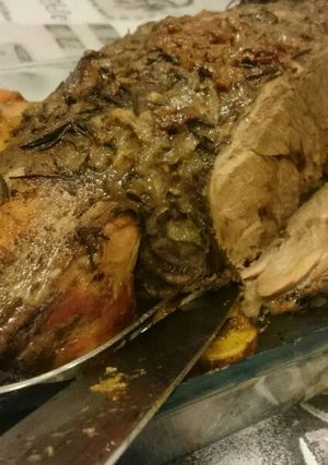 Foto de Pernil de cordeiro assado