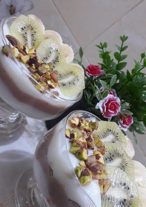 صورة لوصفة محلبي وكوكاو