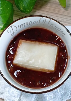 Hình của món Zenzai - Chè Nhật.