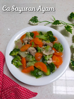 Foto resep Ca Sayuran Ayam