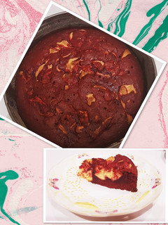 Foto resep Red Velvet Cheese Cake Brownies
