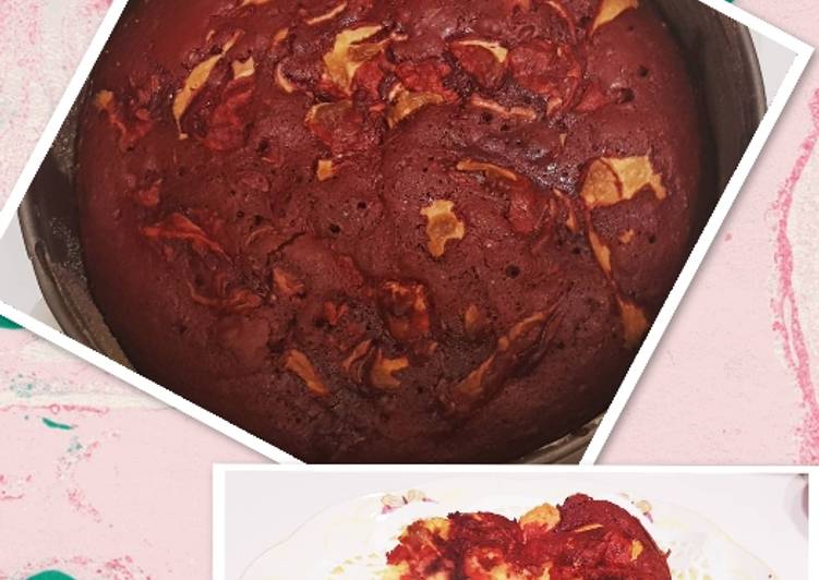 Red Velvet Cheese Cake Brownies