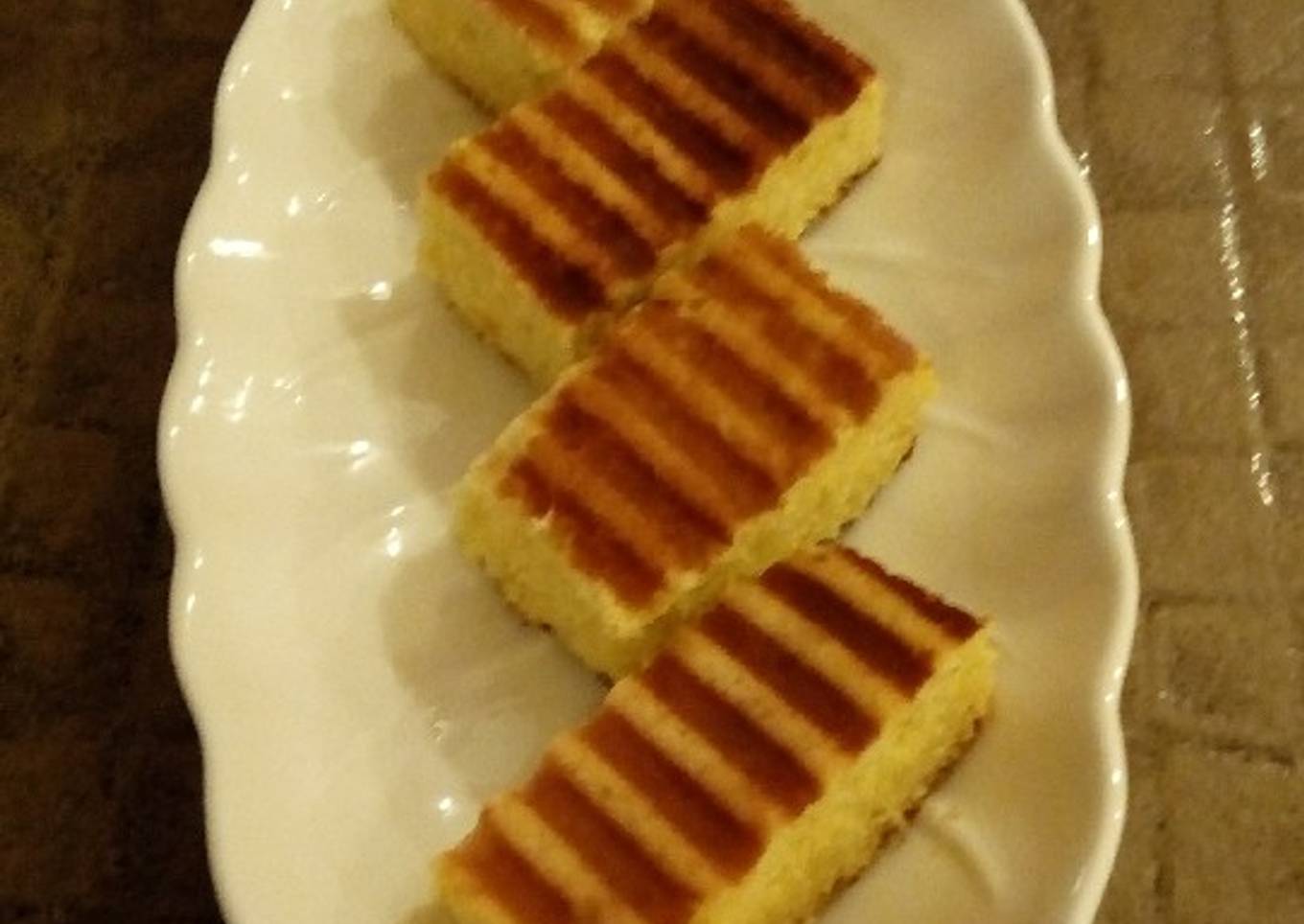 Grilled Cake#Snackrecipescontest