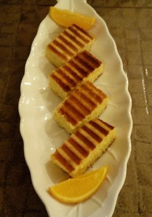 A picture of Grilled Cake#Snackrecipescontest.