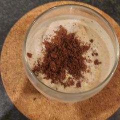 A picture of Chocolate cake crushed mousse.